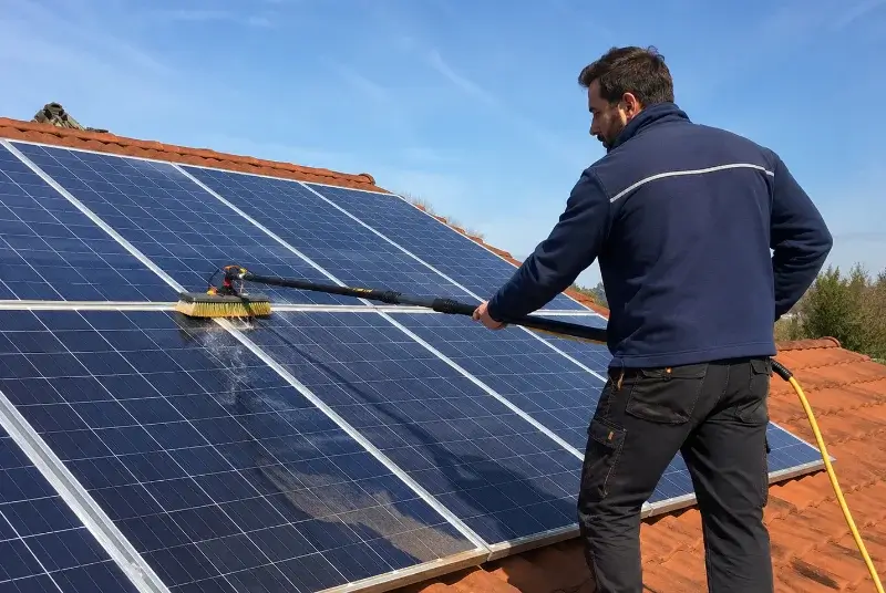 Nettoyage et entretien de panneaux solaires à Sarlande